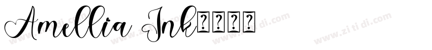 Amellia Ink字体转换